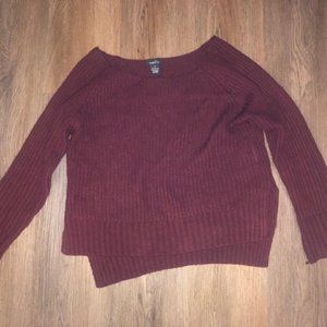 Maroon Long Sleeve Sweater